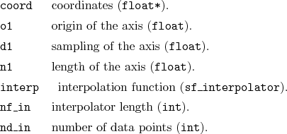 \begin{desclist}{\tt }{\quad}[\tt coord]
\setlength \itemsep{0pt}
\item[coord...
...ttt{int}).
\item[nd\_in] number of data points (\texttt{int}).
\end{desclist}