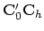 $\bold C'_0 \bold C_h$