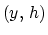 $(y, h)$