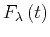$F_{\lambda}\left (t \right)$