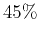 $45\%$
