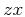$zx$