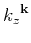 ${{k_z}^{{\bf k}}}$
