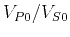 $ V_{P0}/V_{S0}$