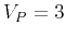 $ V_P=3$