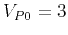 $ V_{P0}=3$