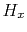 $ H_x$