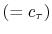 $ (=c_\tau)$