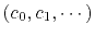 $ (c_0,c_1,\cdots)$