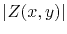 $\vert Z(x,y)\vert$