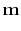 $\displaystyle \bold m$