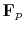 $ \bold F_p$
