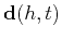 ${\mathbf d(h,t)}$