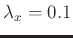 $ \lambda_{x}=0.1$