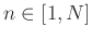 $ n \in [1,N]$