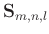 $ \mathbf{S}_{m,n,l}$