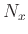 $ N_x$