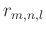 $ r_{m,n,l}$