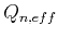 $ Q_{n,eff}$