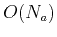 $ O(N_a)$