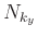 $ N_{k_{y}}$