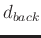 $ d_{back}$