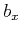 $b_x$