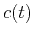 $c(t)$