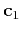 $\displaystyle \mathbf{c}_1$