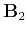 $ \mathbf{B}_2$