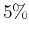 $5\%$