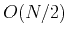 $O(N/2)$