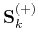 $\mathbf{S}_k^{(+)}$