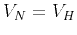 $ V_N=V_H$