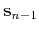 ${\bf s}_{n-1}$