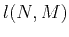 $l (N,M)$
