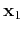 $\mathbf{x}_1$
