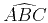 $\widehat{ABC}$
