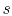$s$