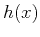 $h(x)$