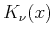 $K_\nu(x)$