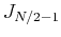 $J_{N/2-1}$