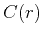 $C(r)$