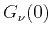 $G_\nu (0)$