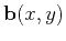 ${\bf b}(x,y)$