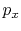 $p_x$