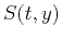 $ S(t,y)$