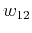 $w_{12}$