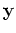 $ \ensuremath{\mathbf{y}}$
