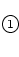 \vbox{\kern3pt\textcircled{{\scriptsize{1}}}}